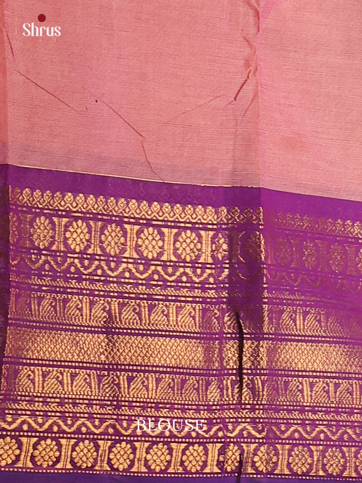 Dual Tone onion pink with violet - Chettinad saree-DDS05068 - Shop on Shrus.com