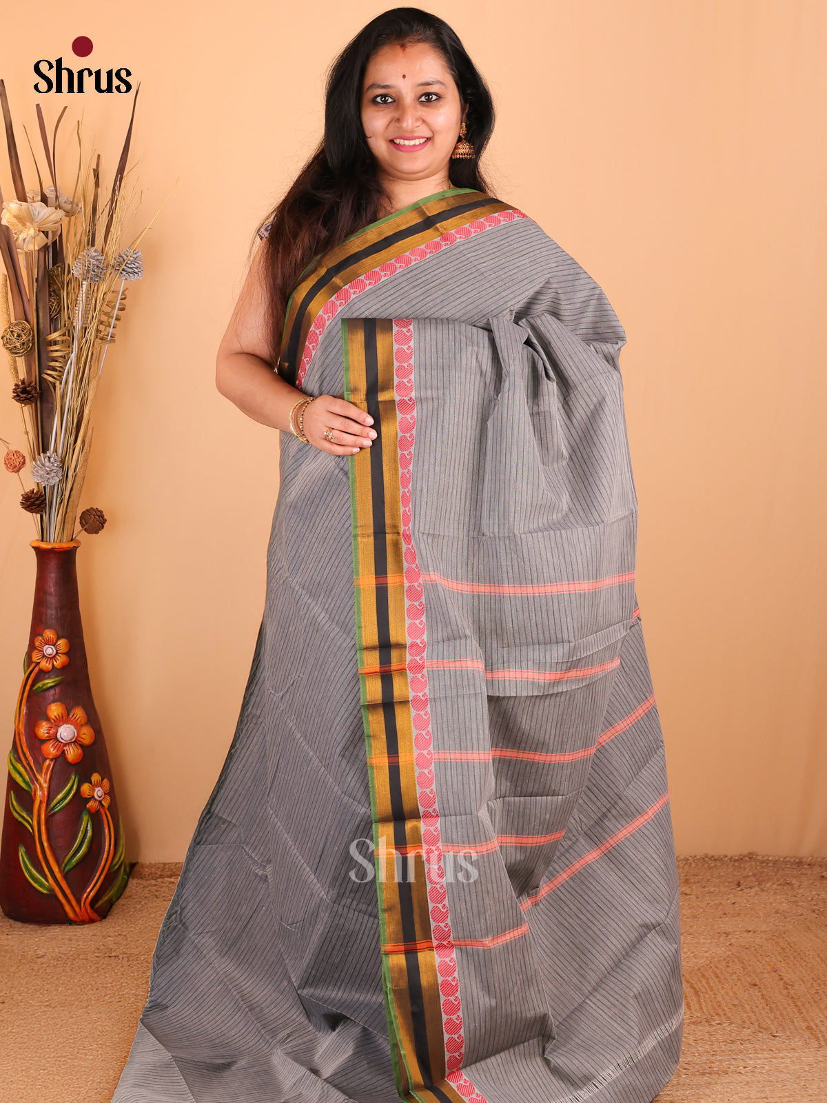 DDS09034 -South Cotton Saree - Shop on Shrus.com