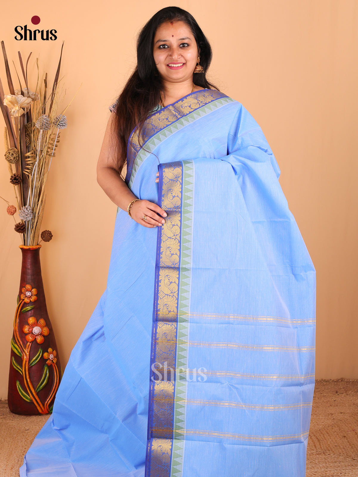 DDS09037 -South Cotton Saree - Shop on Shrus.com
