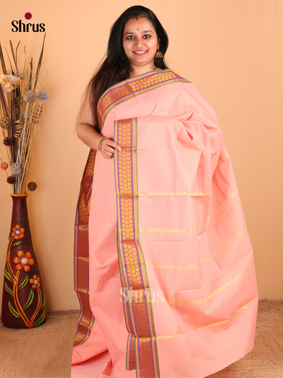 DDS09043 -South Cotton Saree - Shop on Shrus.com