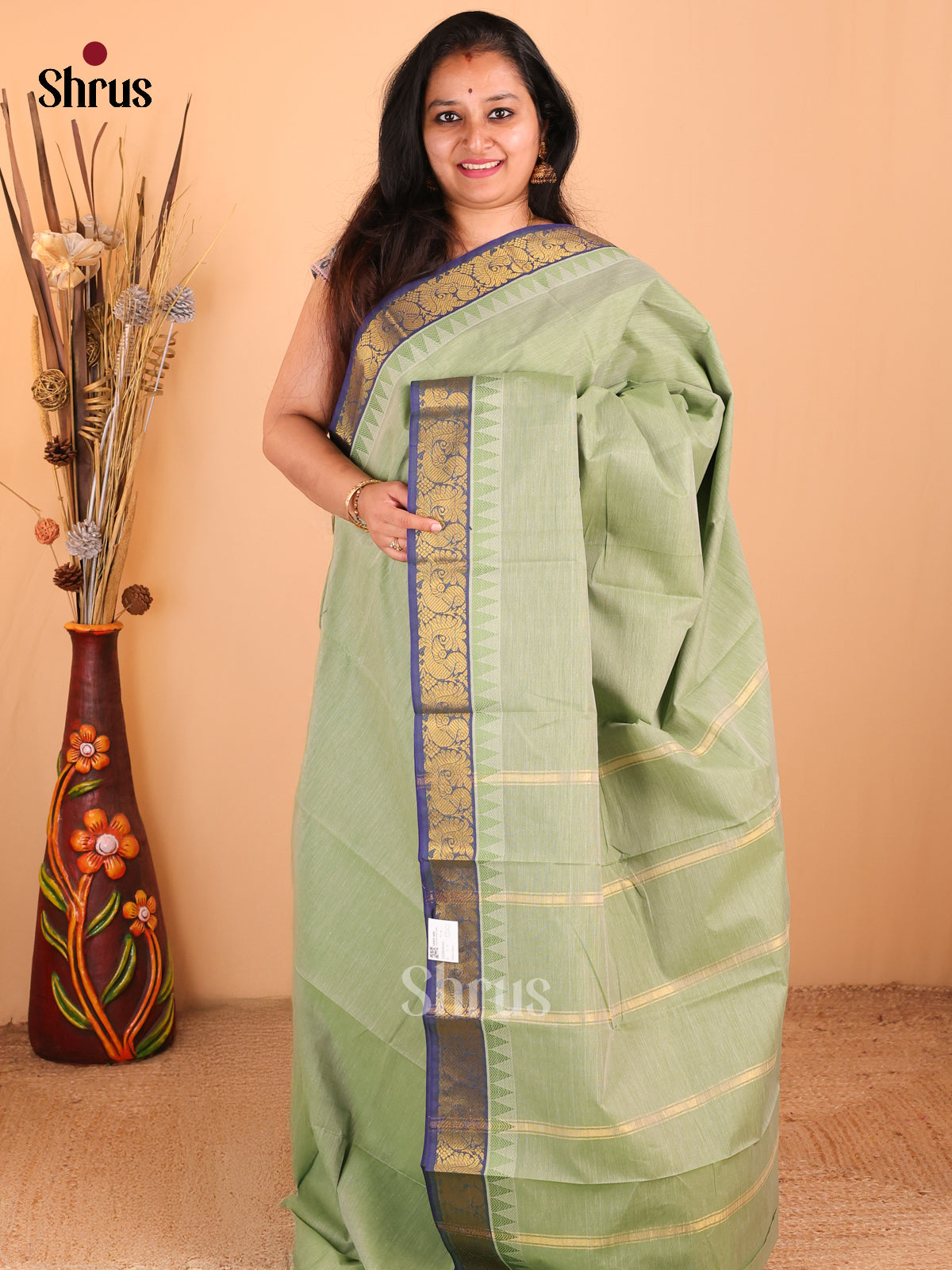 DDS09046 -South Cotton Saree - Shop on Shrus.com