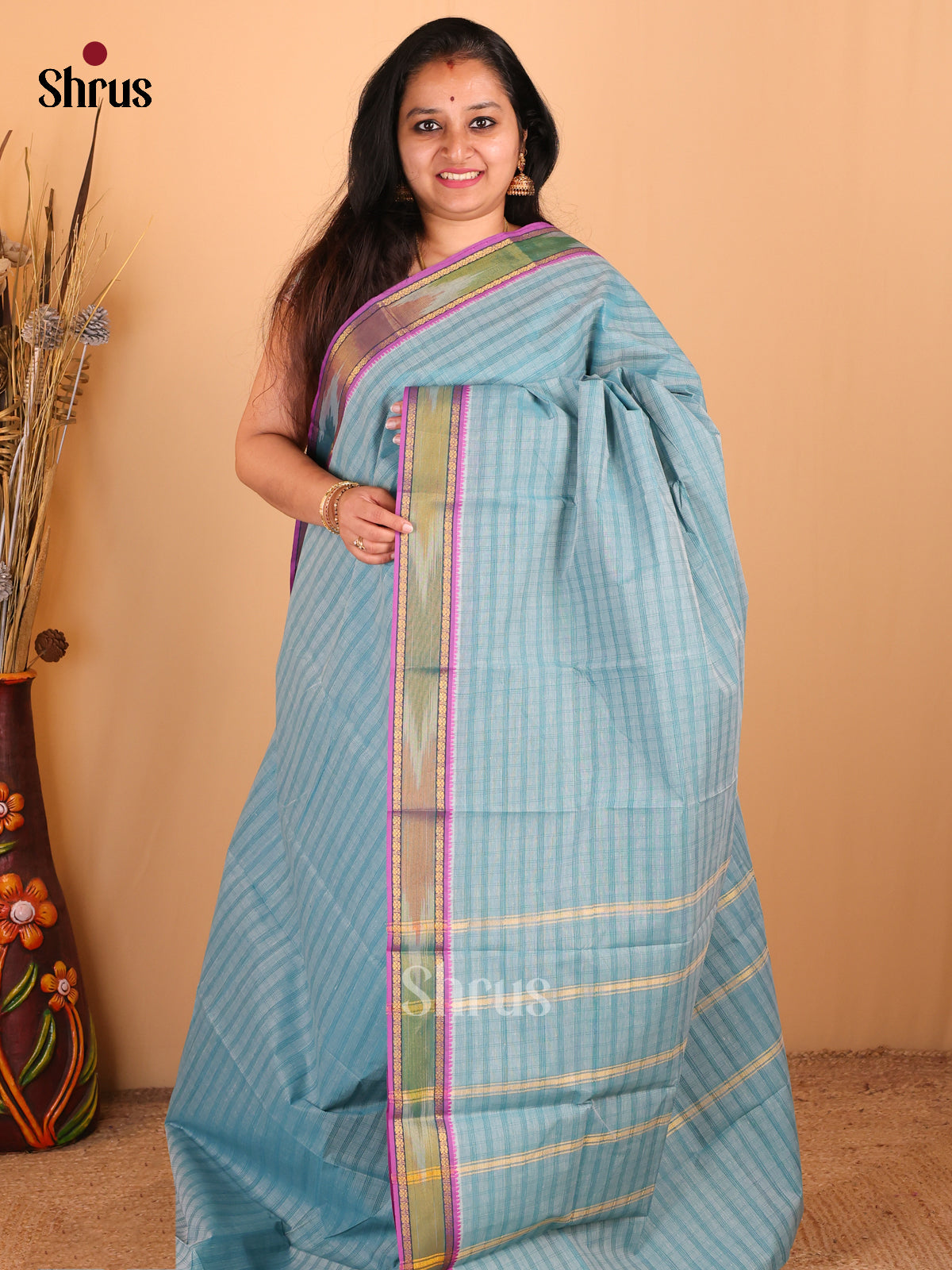 DDS09057 -South Cotton Saree - Shop on Shrus.com