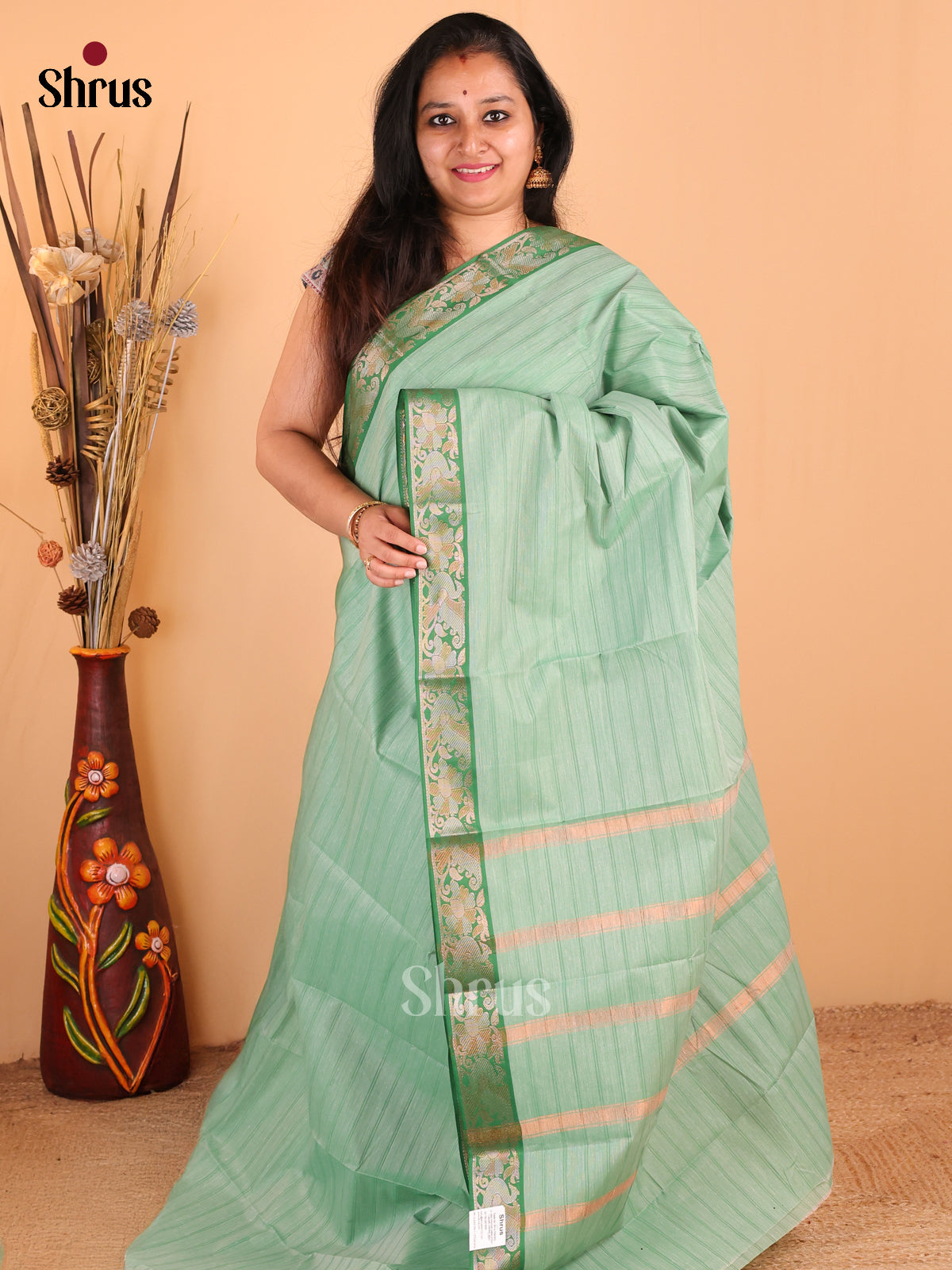 DDS09059 -South Cotton Saree - Shop on Shrus.com