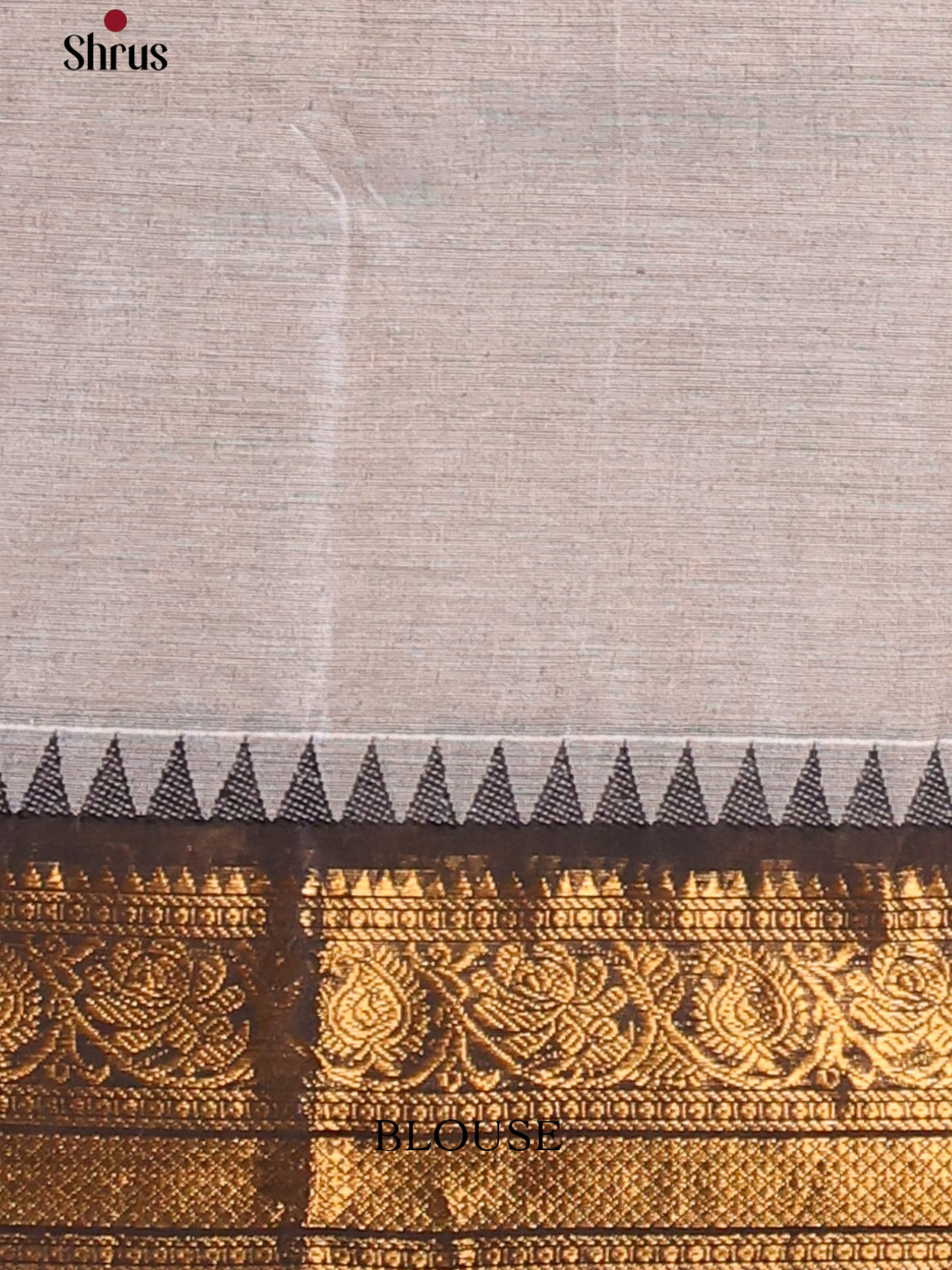 Grey with black - Chettinad Cotton Saree - DDS09326 - Shop on Shrus.com