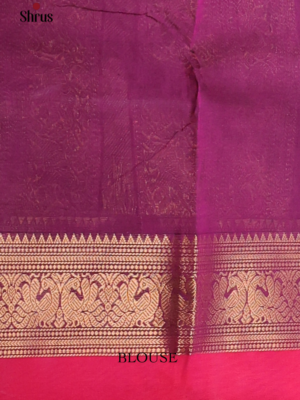 Purple with Pink - Chettinad Cotton Saree - DDS09332 - Shop on Shrus.com