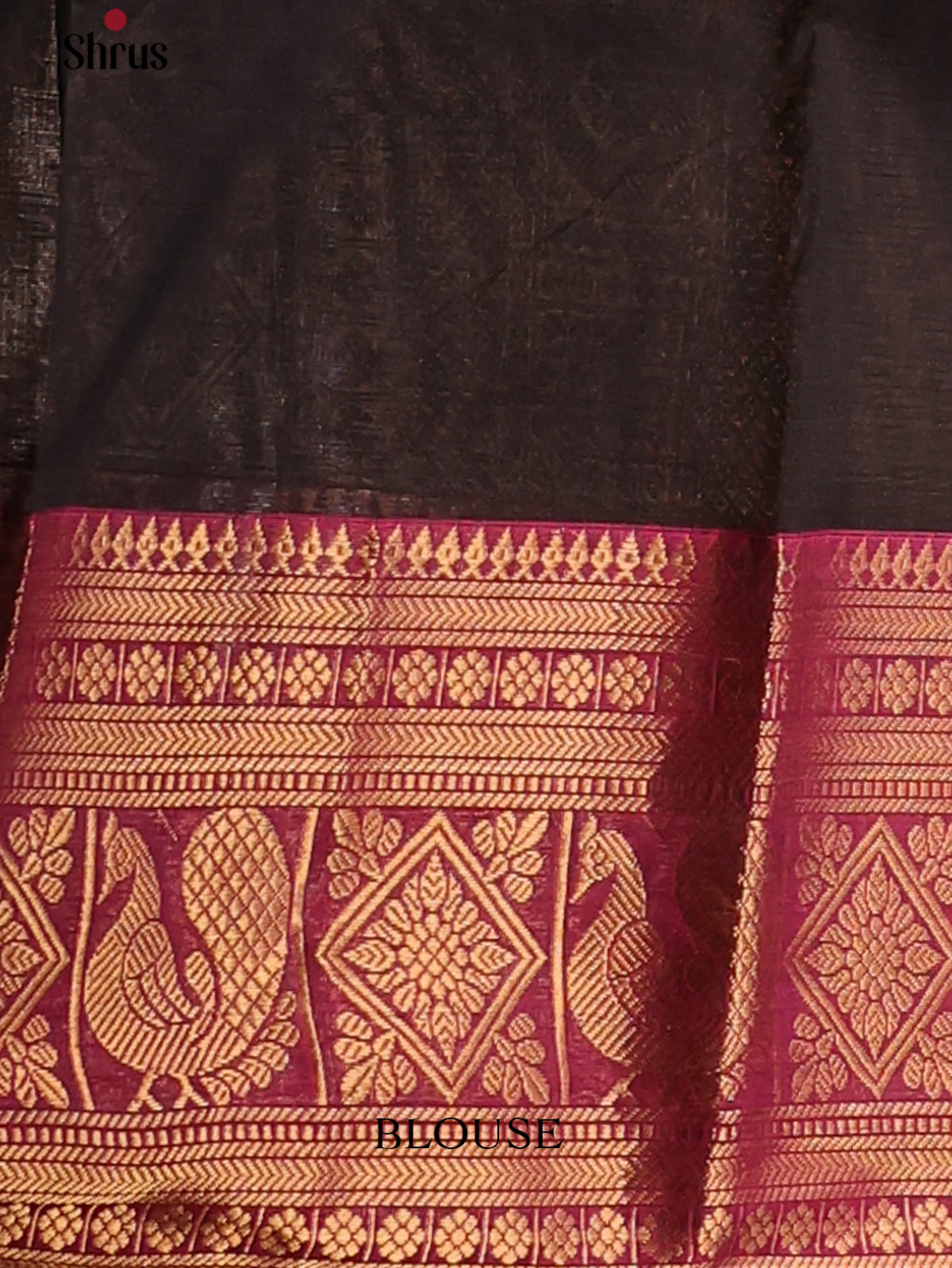 Black with pink - Chettinad Cotton Saree - DDS09341 - Shop on Shrus.com