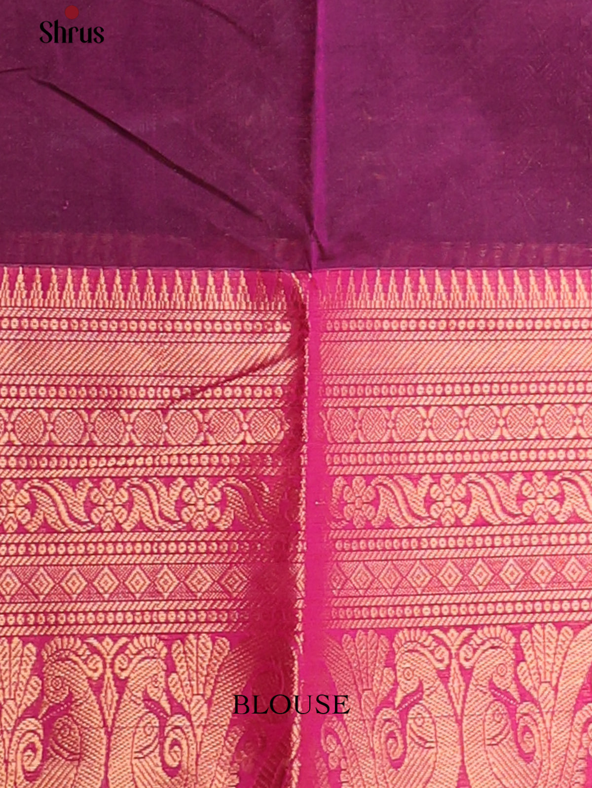 Purple with Pink - Chettinad Cotton Saree - DDS09344 - Shop on Shrus.com