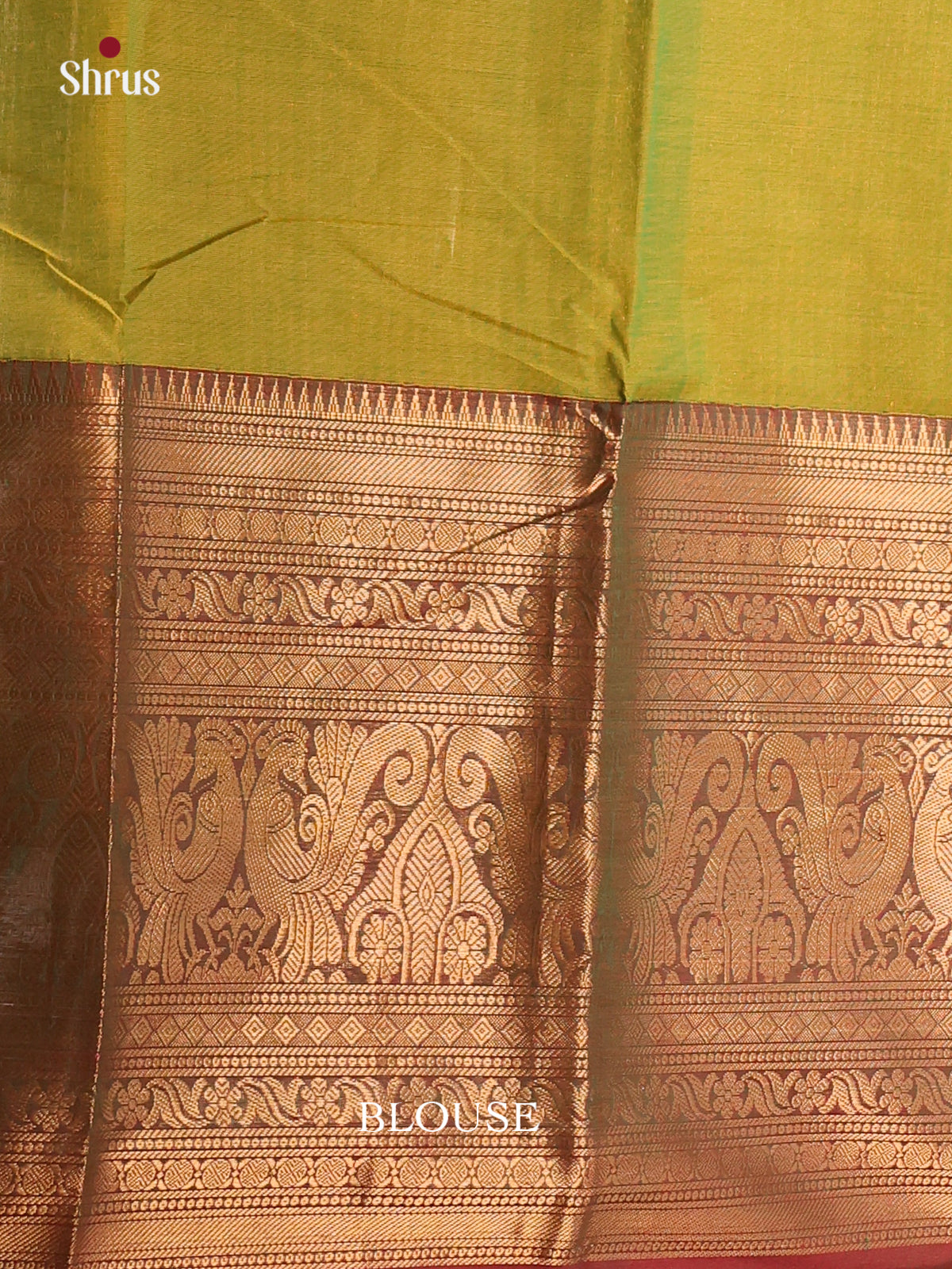 Dual Tone Mustrad with Green & Maroon border - Chettinad Cotton Saree - DDS09348 - Shop on Shrus.com