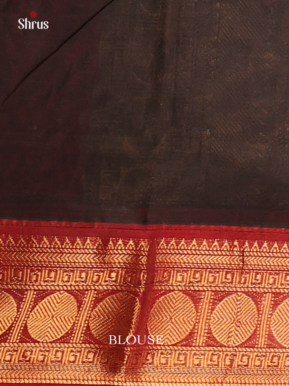 Black with Red - Chettinad Cotton Saree - DDS09406 - Shop on Shrus.com
