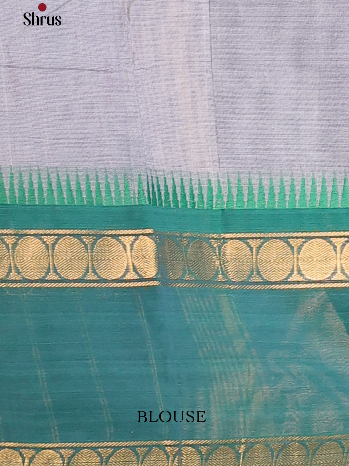 Grey with Green - Chettinad Cotton Saree - DDS10014 - Shop on Shrus.com