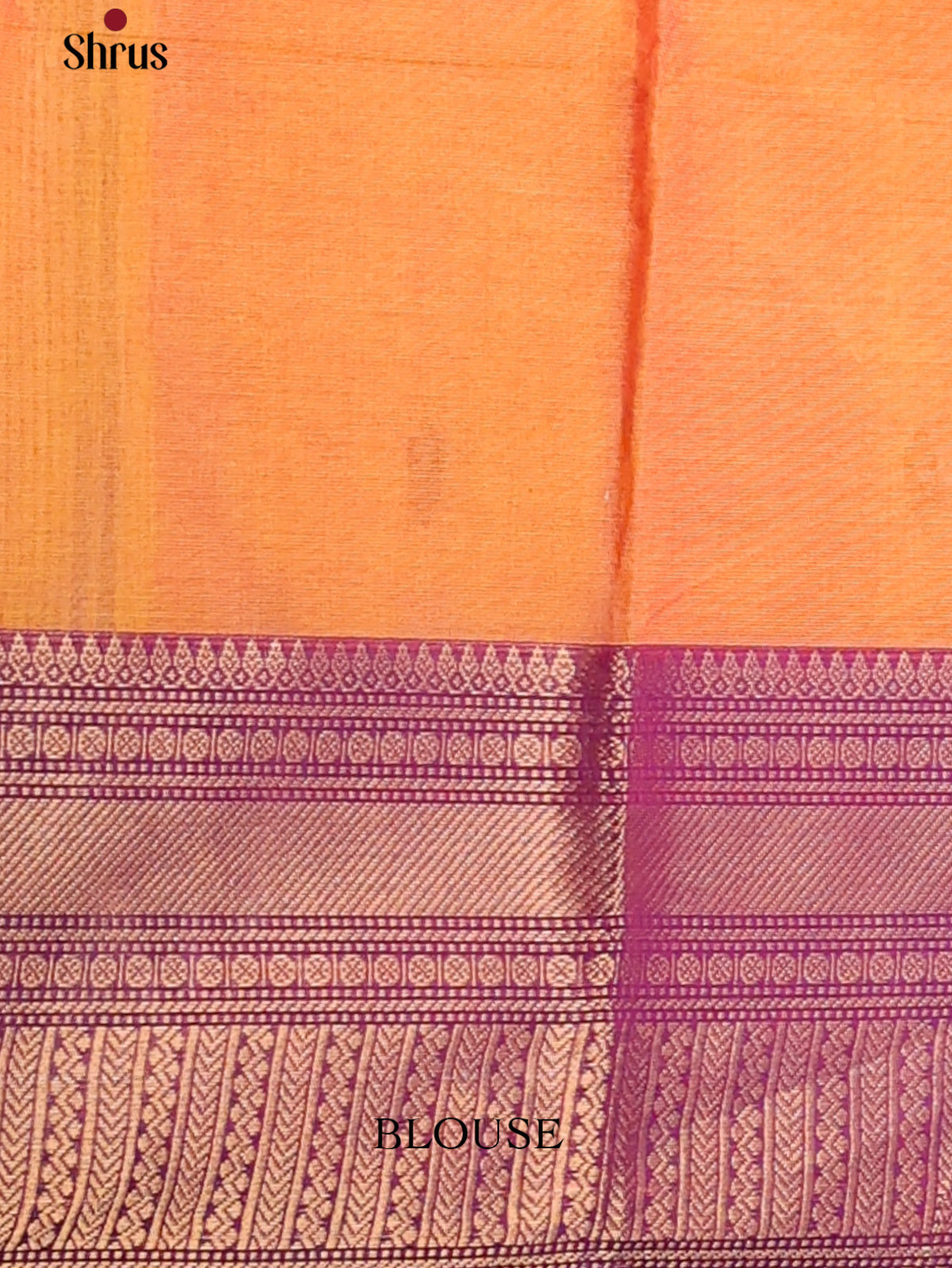 Dual Tone Mustard yellow with Violet - Chettinad Cotton Saree - DDS10039 - Shop on Shrus.com