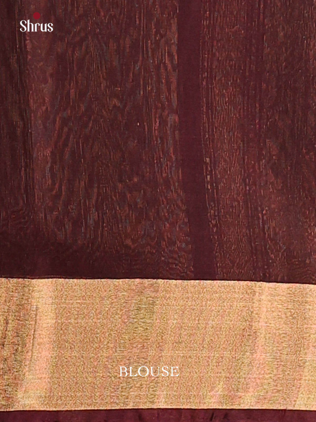 Breezy Grey Silk Cotton Saree WIth Zari Motifs & Wine Pallu With Gold Zari Details - Shop on Shrus.com