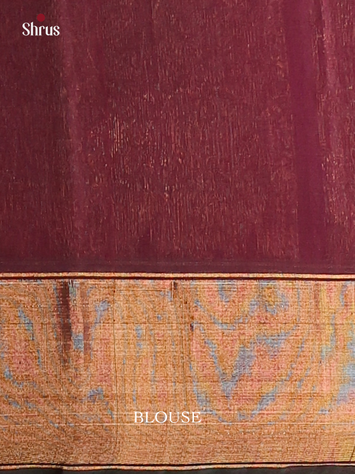 Pretty Multicolour Silk Cotton Saree With Floral Zari Motifs & Maroon Zari Woven Pallu - Shop on Shrus.com