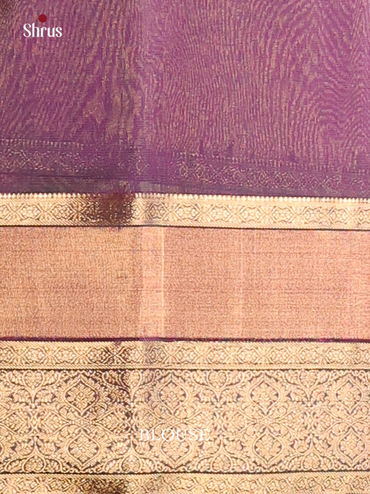 Purple with Green - Silk Cotton Saree - DDS10132 - Shop on Shrus.com