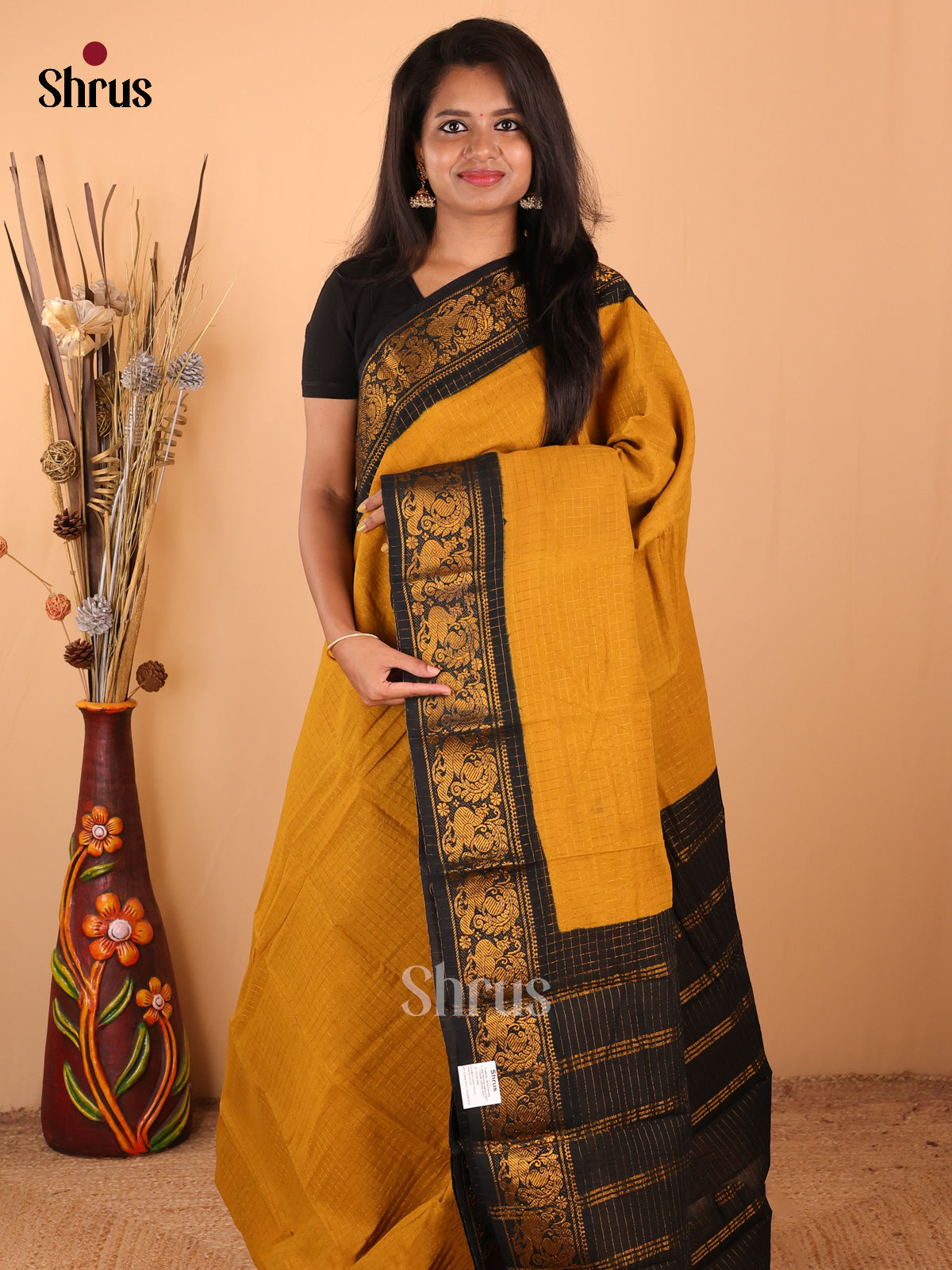 DDS11058 - Sungudi Cotton Saree - Shop on Shrus.com