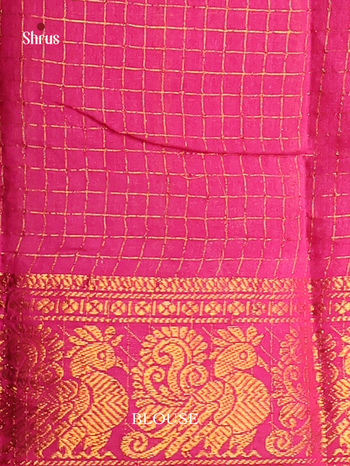 Violet with Pink - DDS11066 - Sungudi Cotton Saree - Shop on Shrus.com