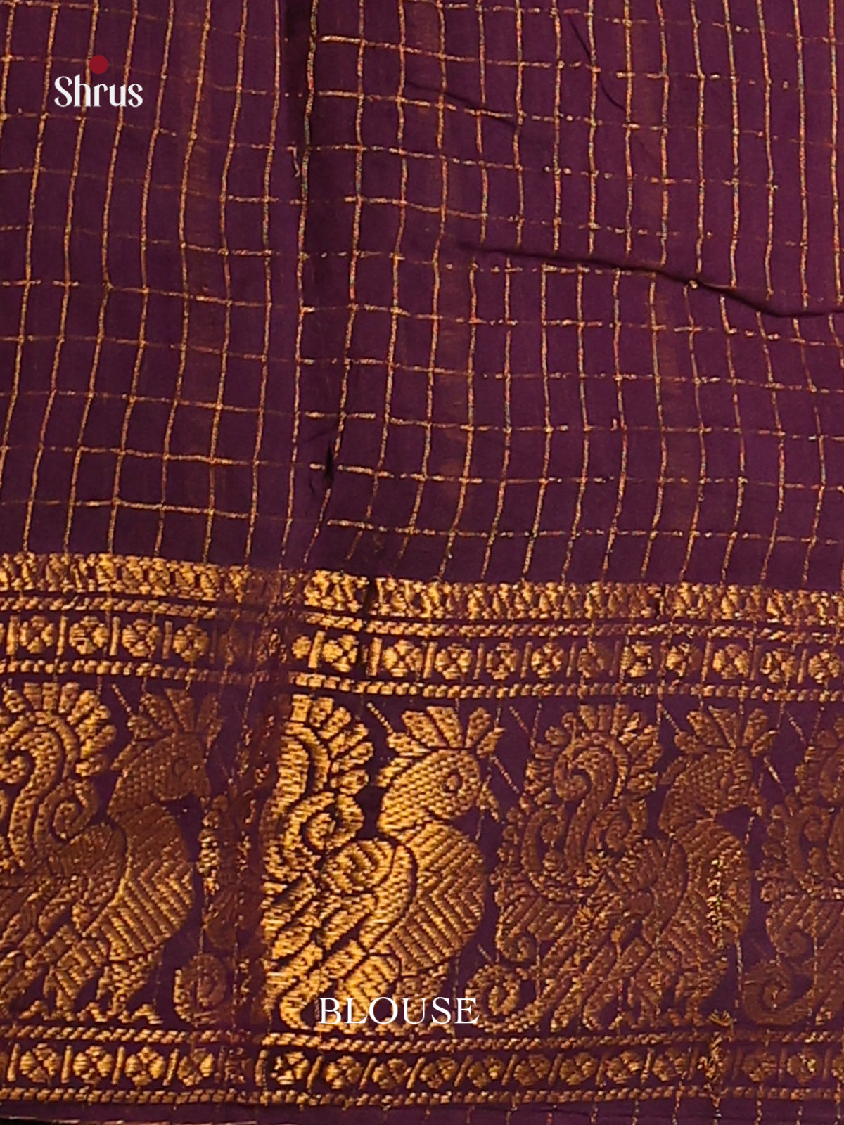 Lavender with Purple - DDS11067 - Sungudi Cotton Saree - Shop on Shrus.com