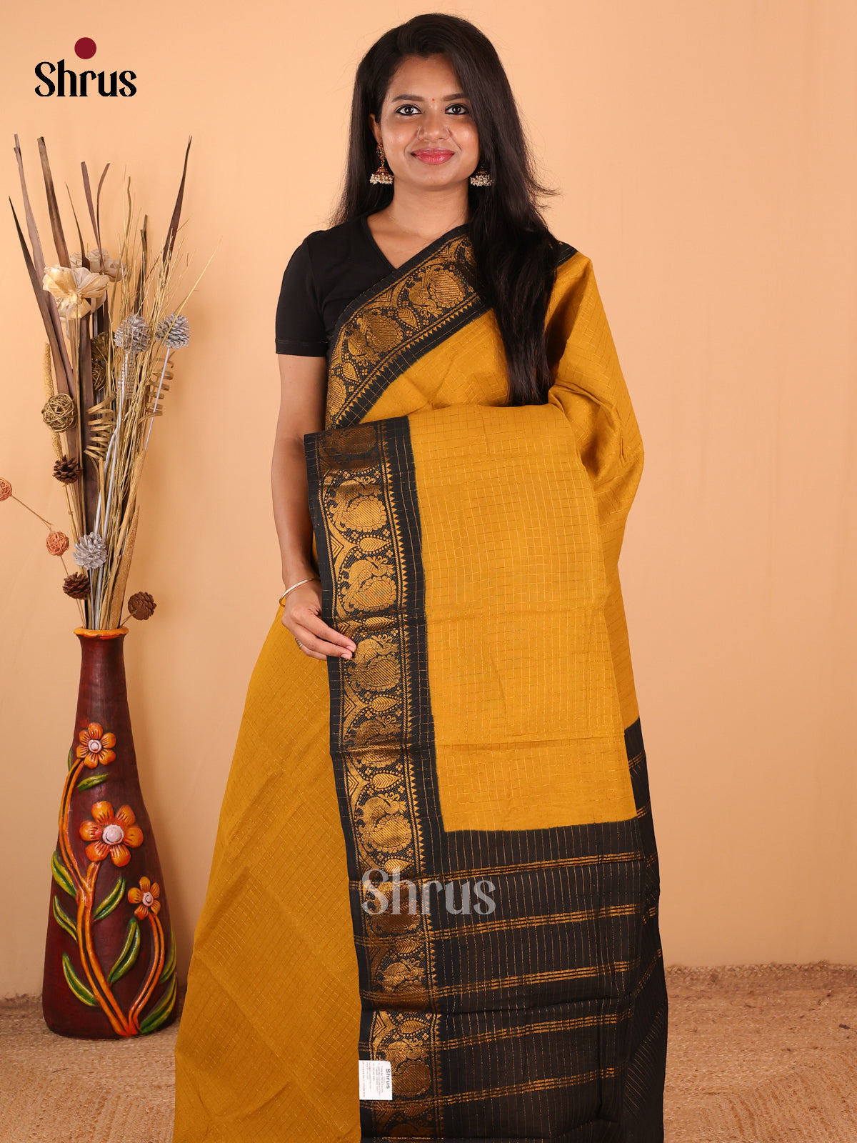 DDS11076 - Sungudi Cotton Saree - Shop on Shrus.com