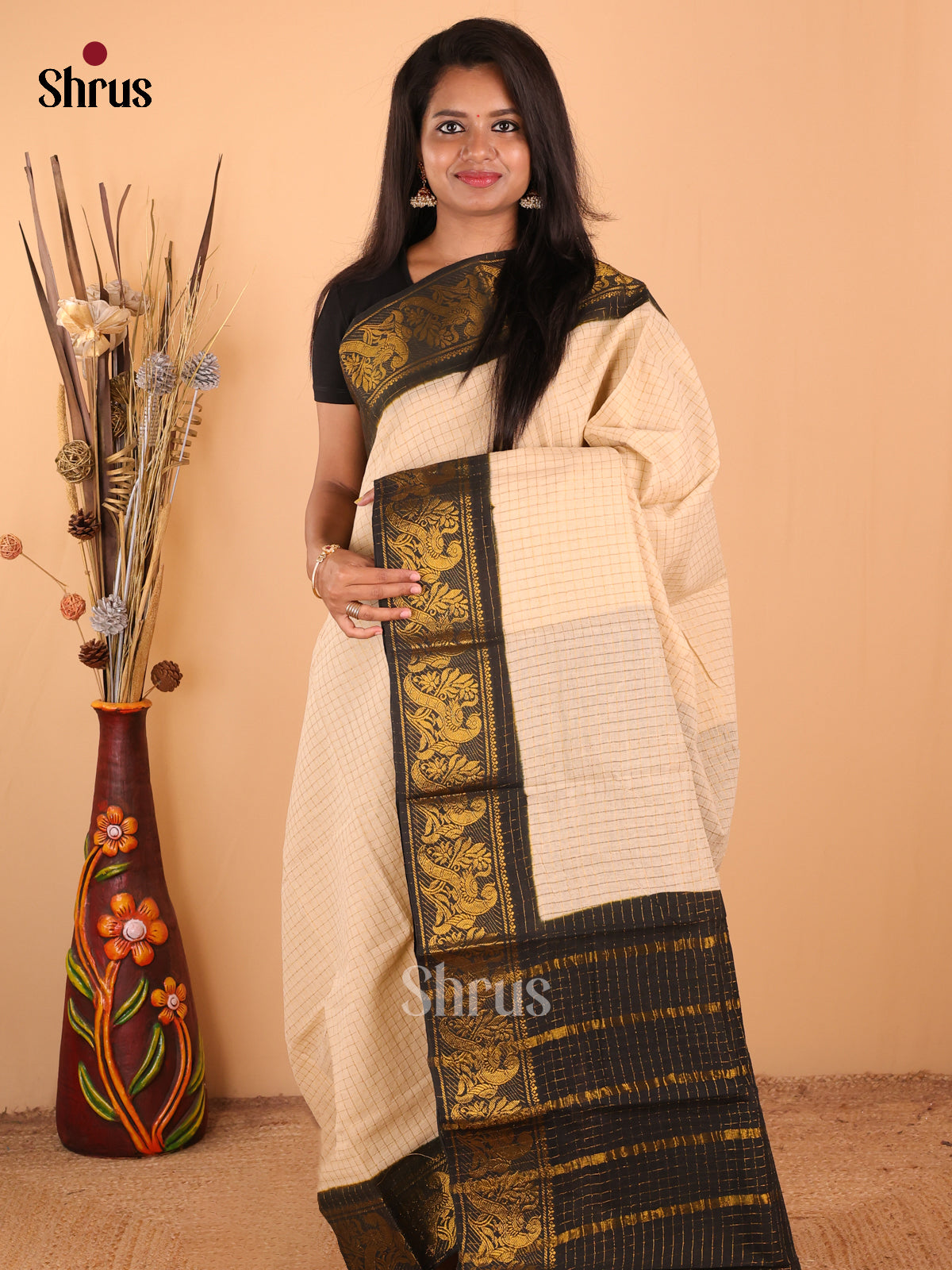 DDS11089 - Sungudi Cotton Saree - Shop on Shrus.com