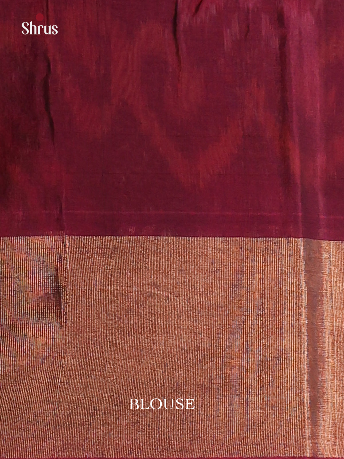 Brown with Purple - DDS11127 - Pochampally sico Saree - Shop on Shrus.com