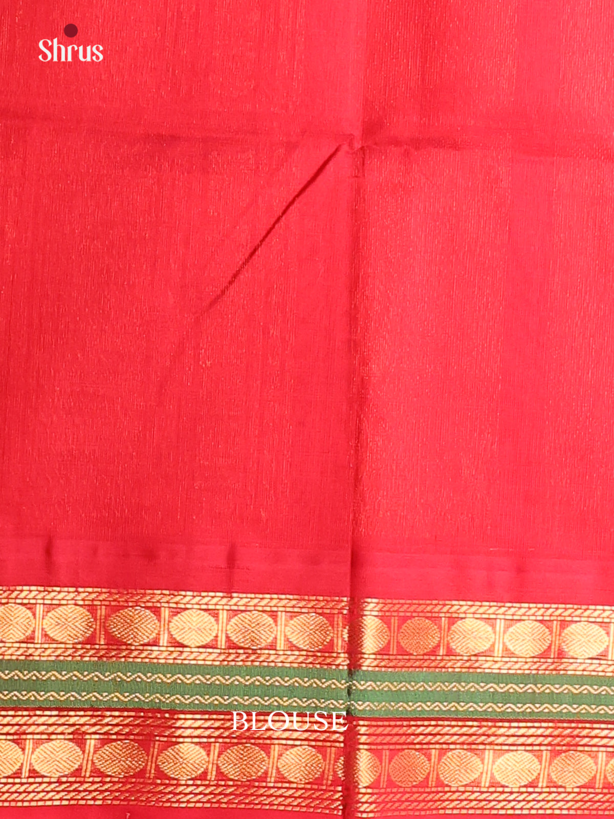 Classic Brown Silk Cotton saree With Zari Buttas, Red Rettapet Border & Zari Pallu - Shop on Shrus.com
