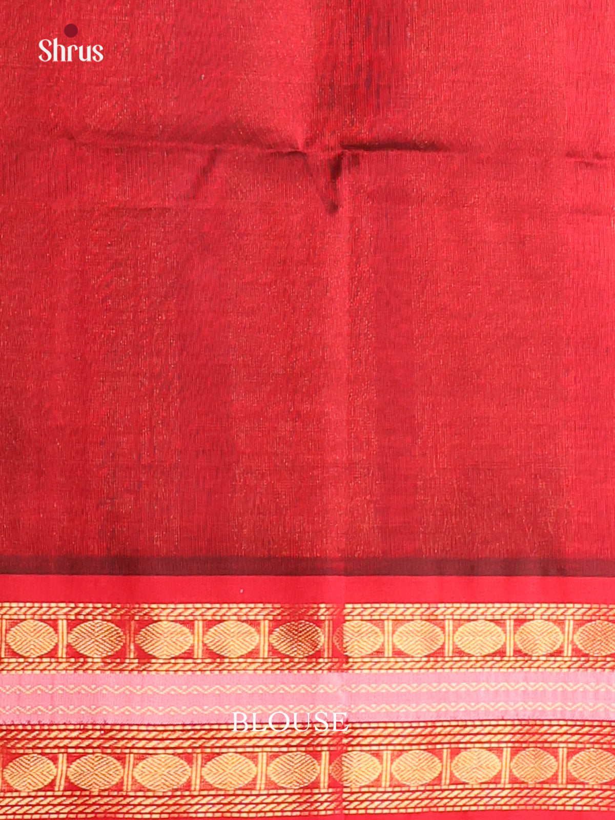 Elegant Green Cotton Silk Saree with Red Rettapet Zari Border and Brocade Pallu - Shop on Shrus.com