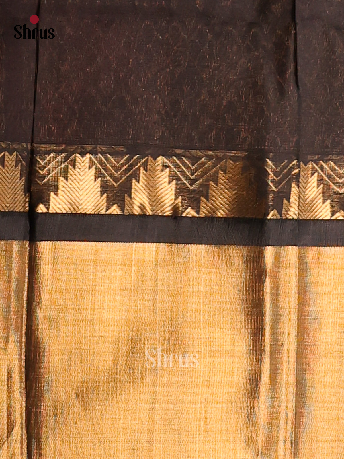 Breezy Pink Silk Cotton Saree With Checks & Dot Buttas, Rettapet Border & Black Zari Pallu - Shop on Shrus.com