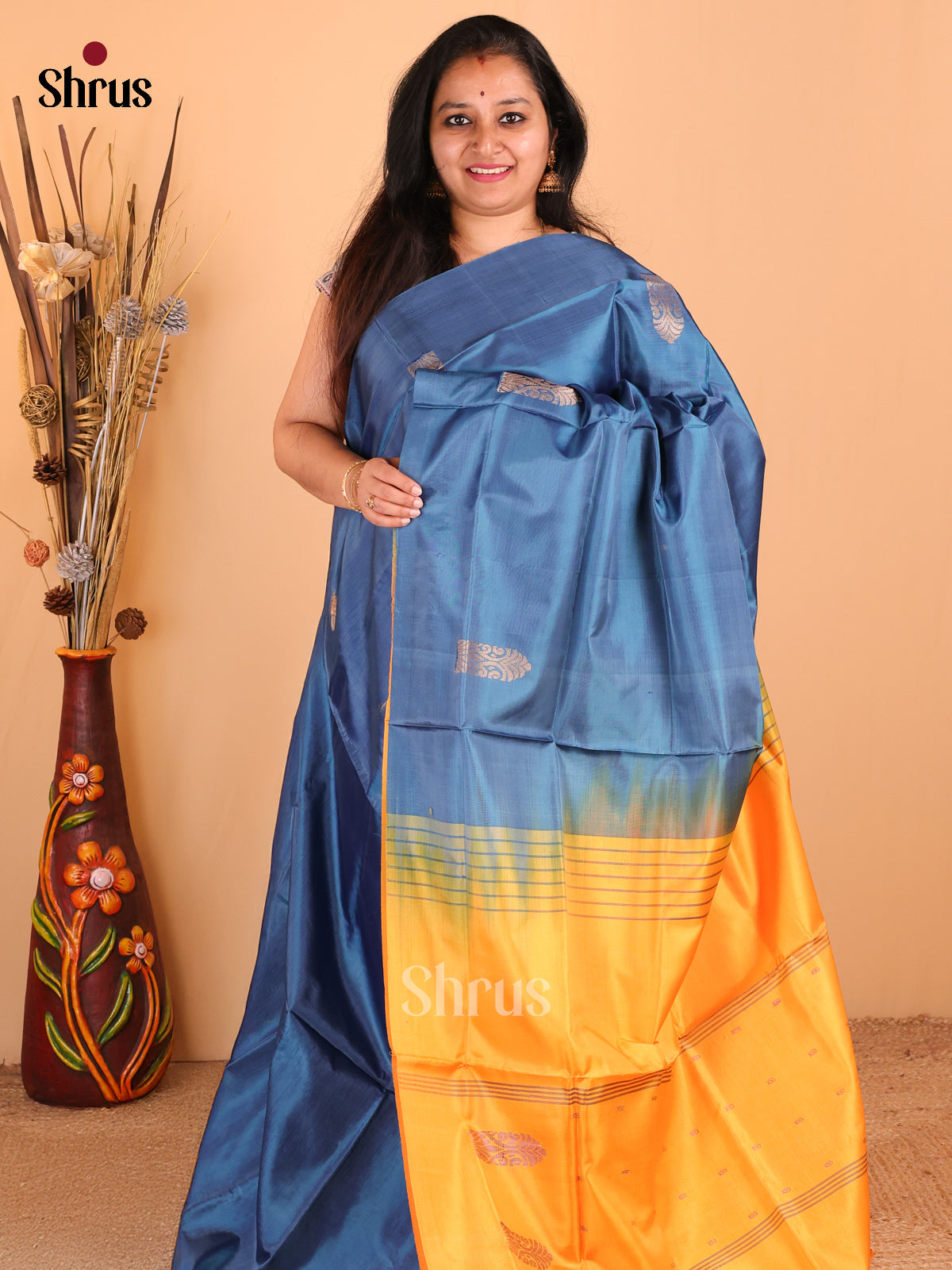 DDS12151 - Banana Pith Saree - Shop on Shrus.com
