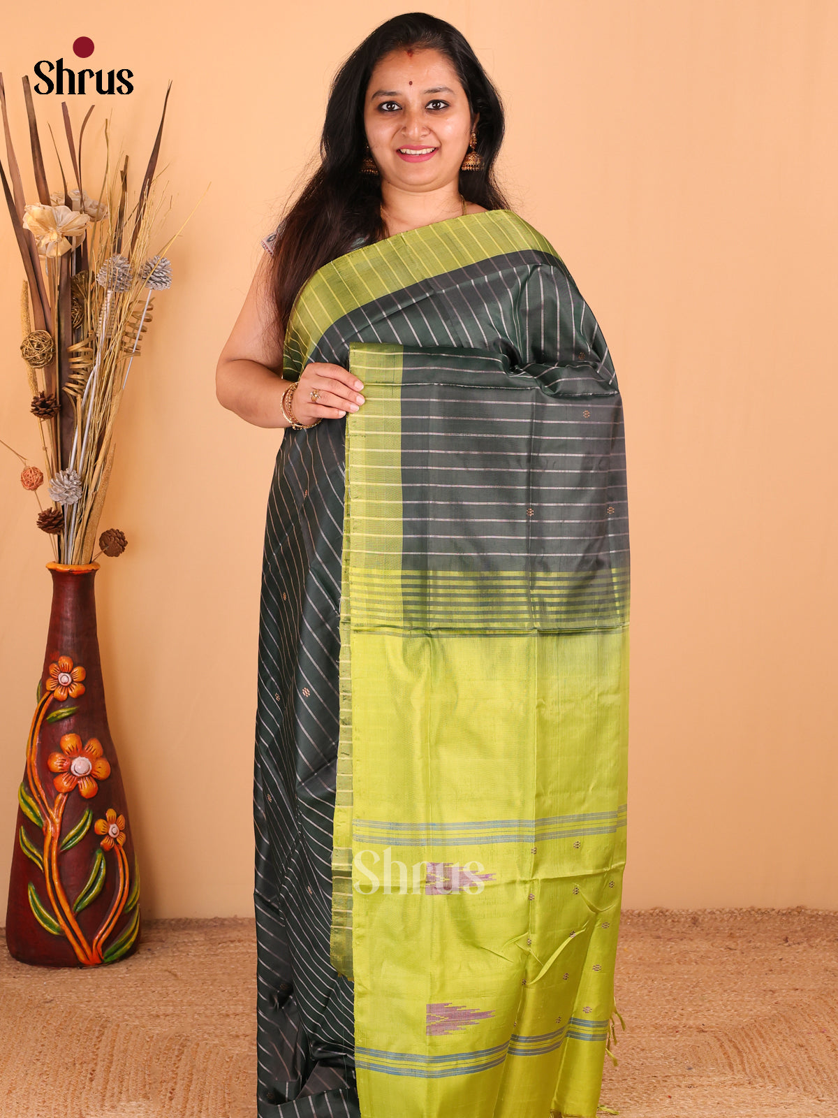 DDS12203 - Banana Pith Saree - Shop on Shrus.com