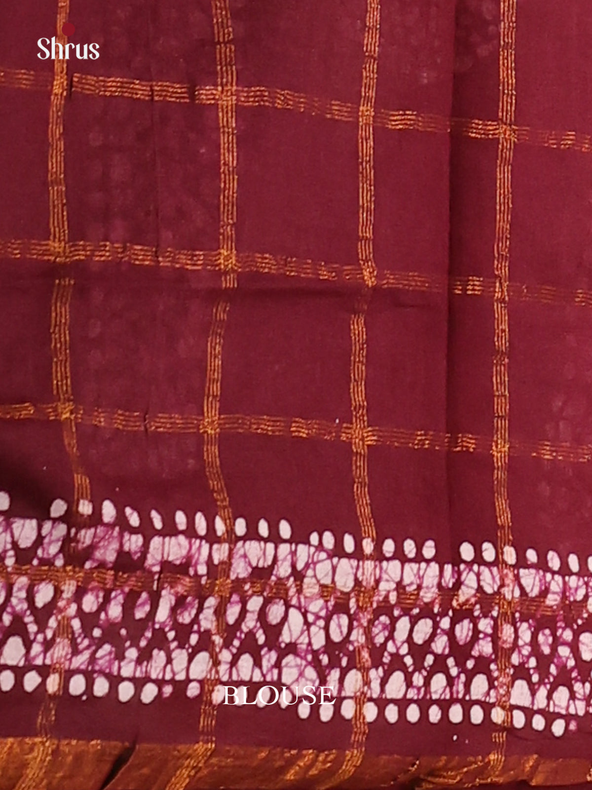 Pink with Maroon - DDS15247 - Sungudi Cotton Saree - Shop on Shrus.com