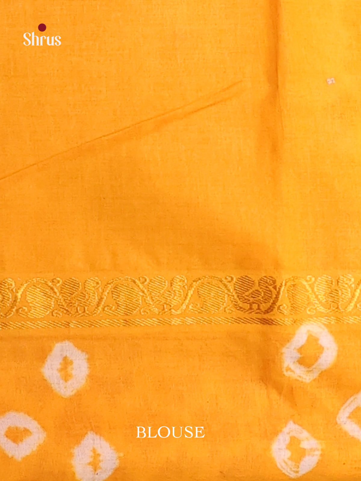 Green with Mustard - DDS15353 - Sungudi Cotton Saree - Shop on Shrus.com