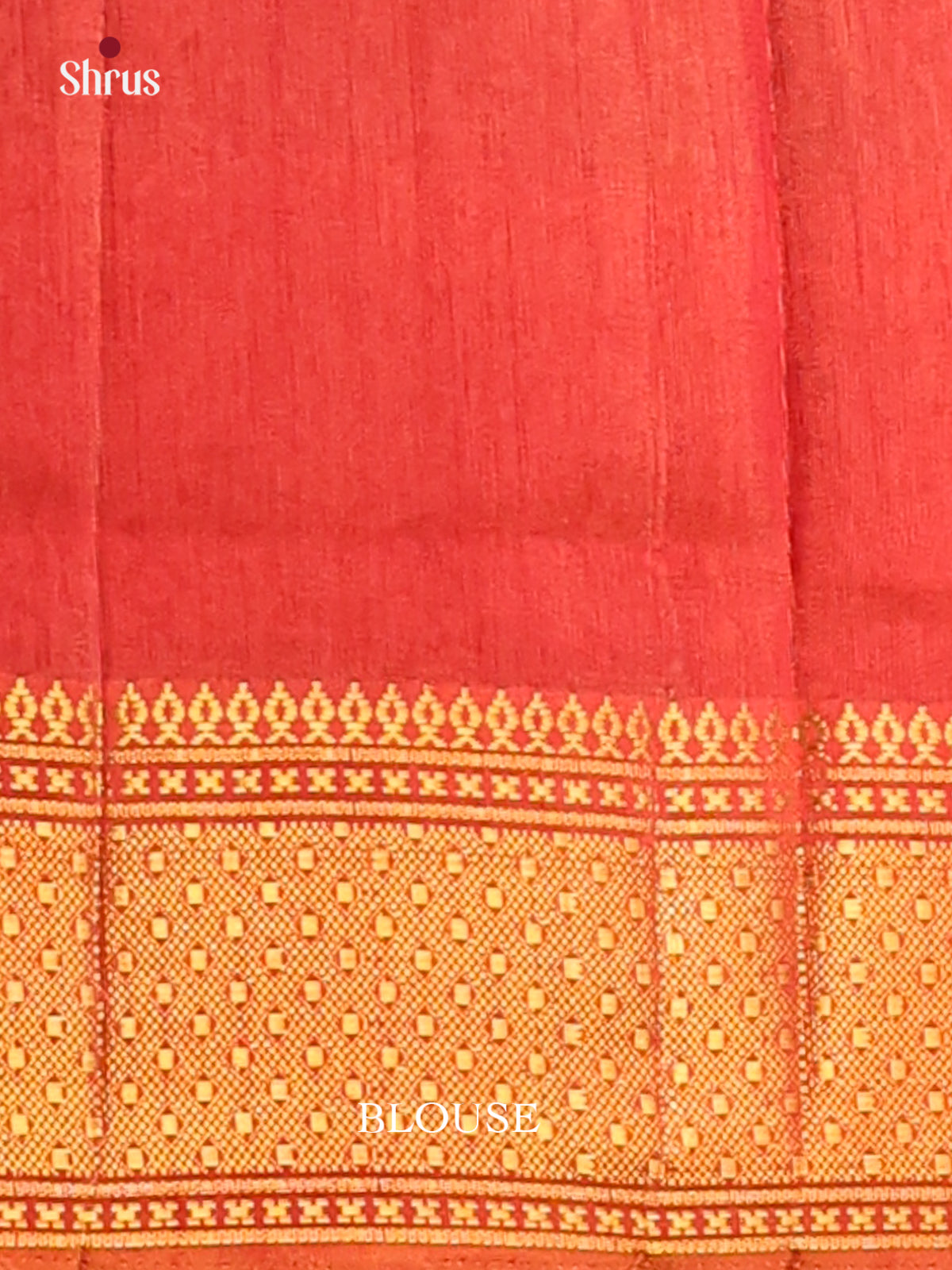 Brown with Orange - DDS16005 - Semi Patola Saree - Shop on Shrus.com