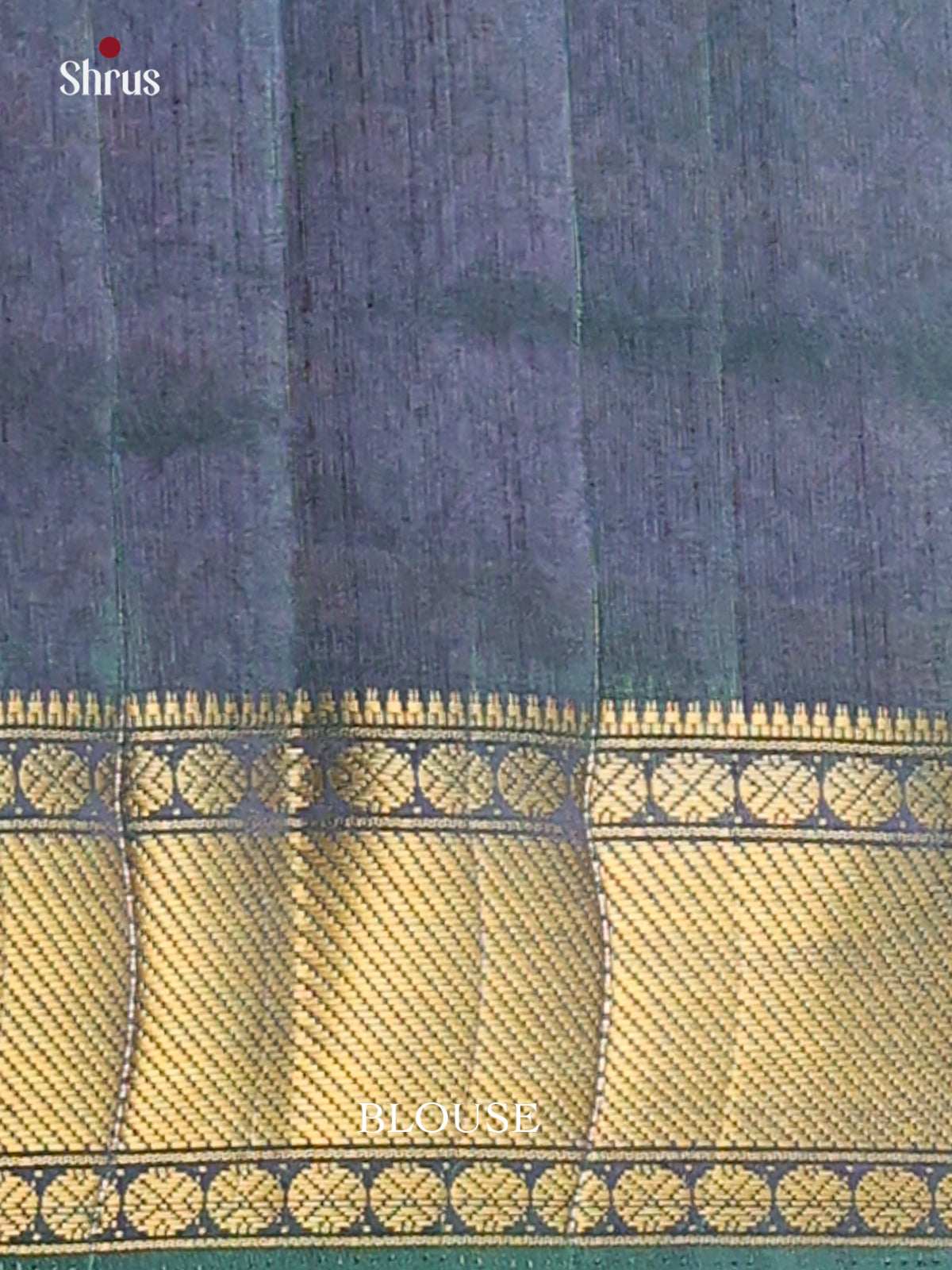 Green with Blue - DDS16022 - Semi Patola Saree - Shop on Shrus.com