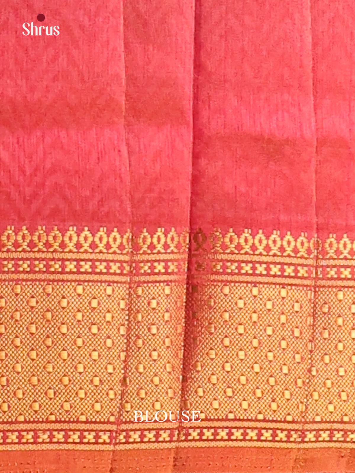 Double Shaded Purple with Orangish Pink - DDS16023 - Semi Patola Saree - Shop on Shrus.com