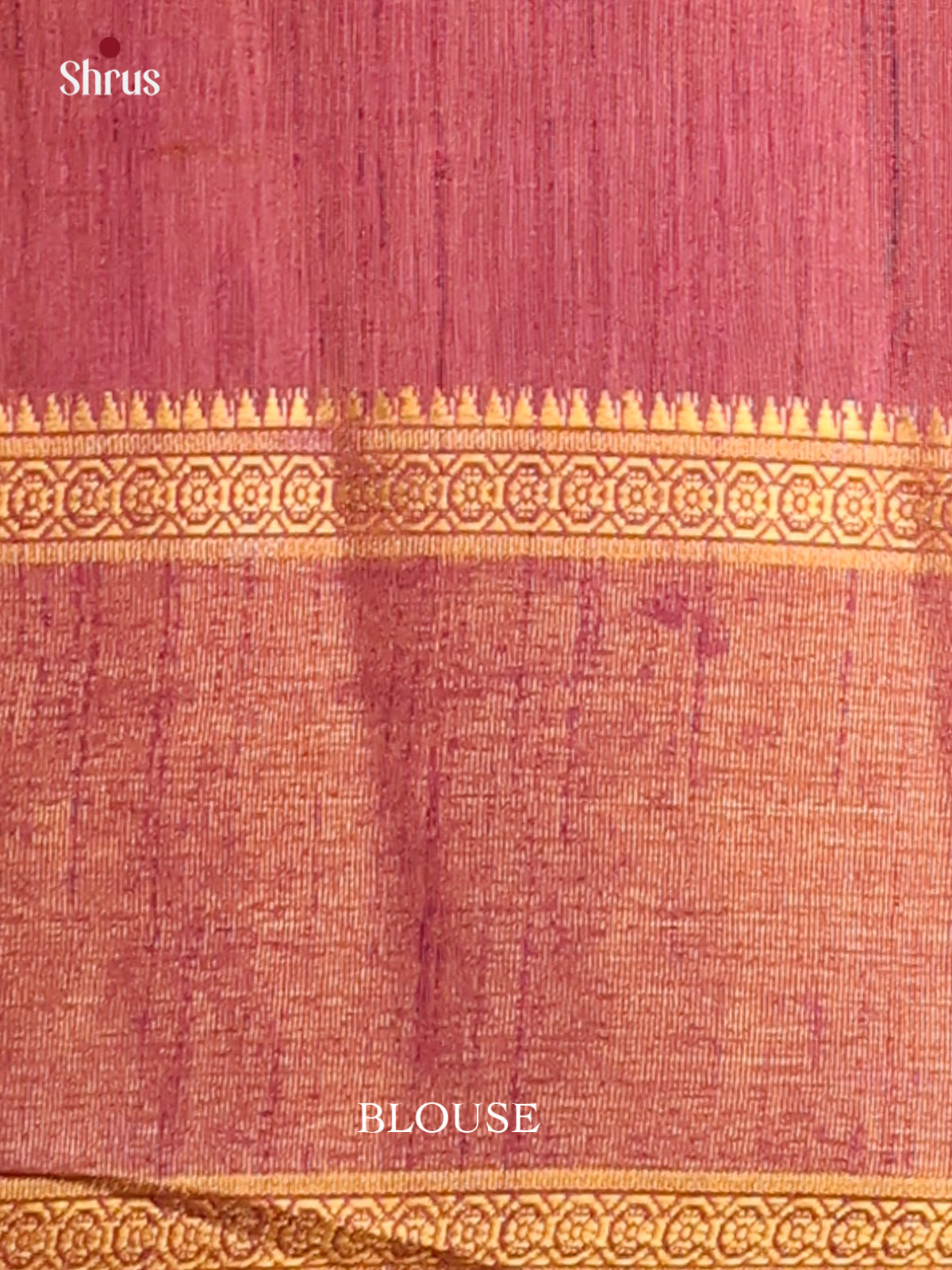 Brown with Purple - DDS16030 - Semi Patola Saree - Shop on Shrus.com