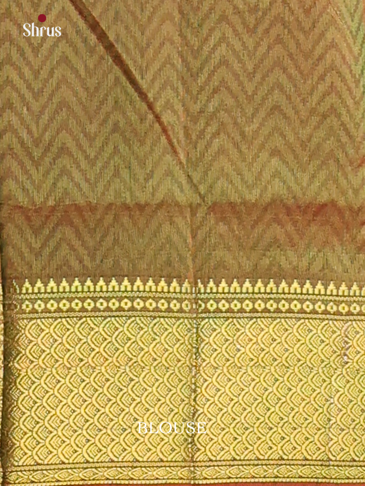 Pink with Green - DDS16047 - Semi Patola Saree - Shop on Shrus.com