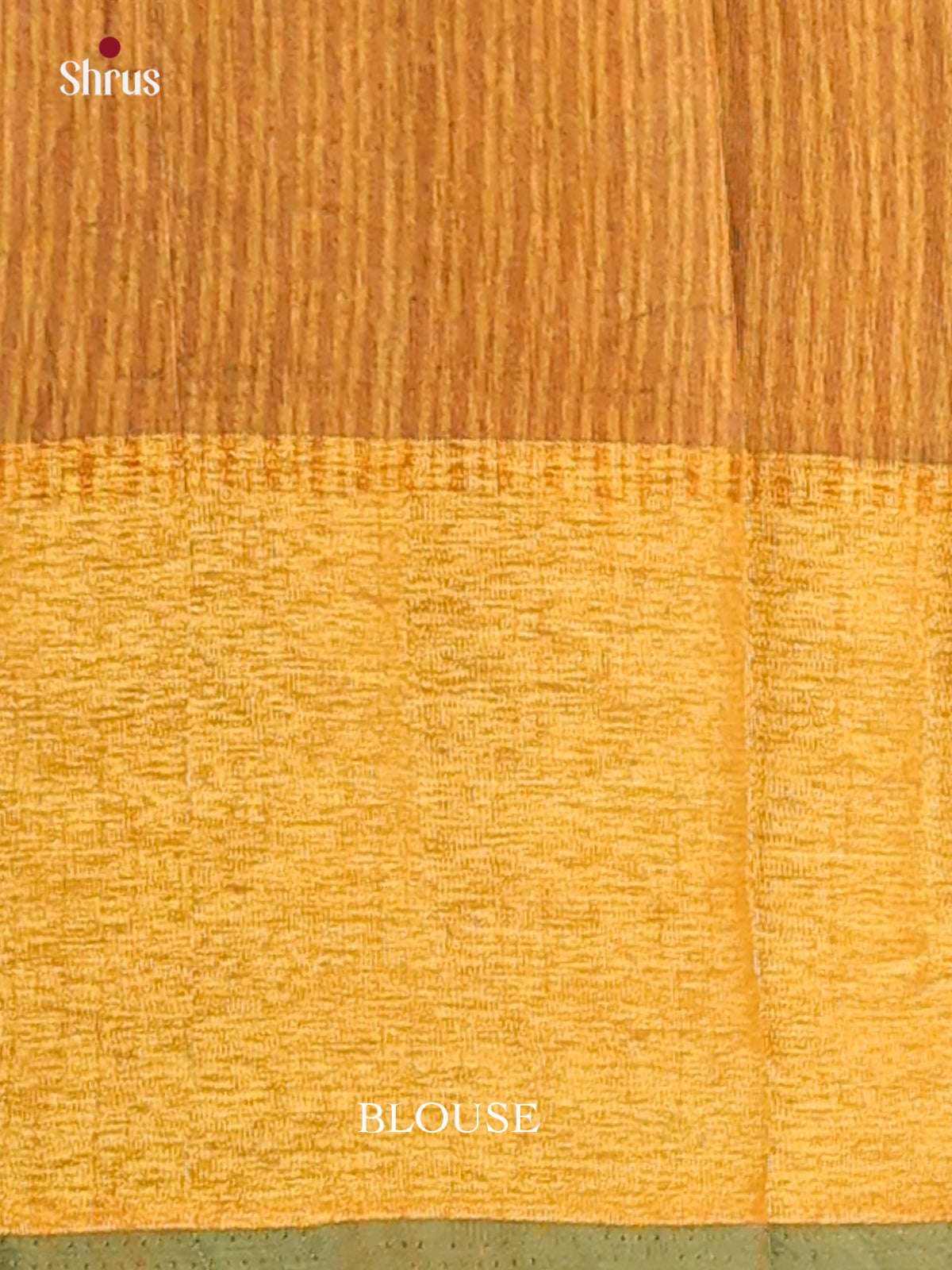 Green with Mustard - DDS16063 - Semi Patola Saree - Shop on Shrus.com