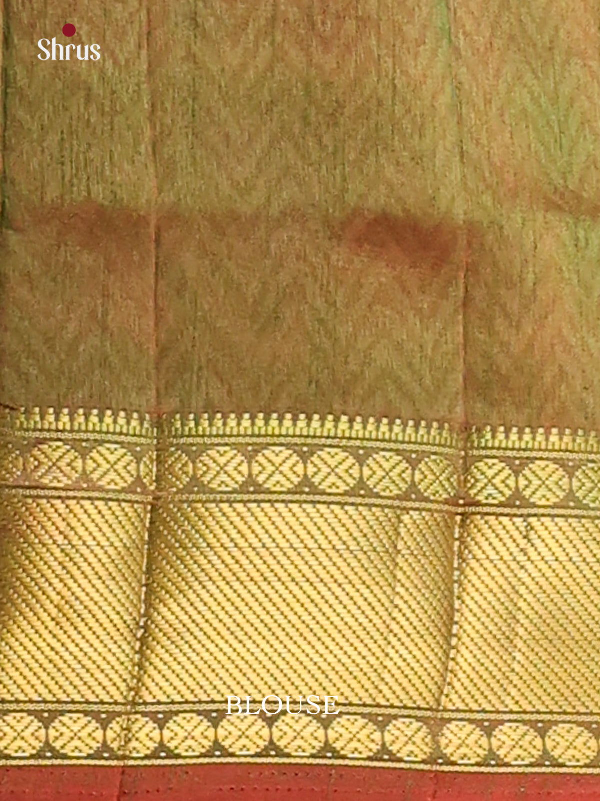 Pink with Green - DDS16064 - Semi Patola Saree - Shop on Shrus.com