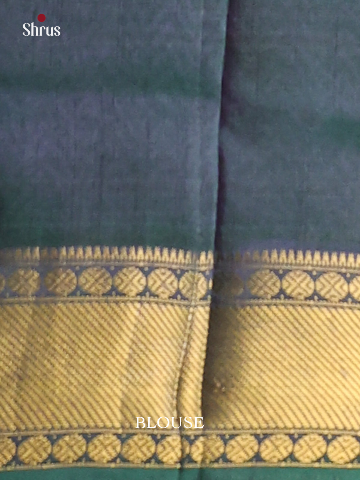 Green with Blue - DDS16065 - Semi Patola Saree - Shop on Shrus.com