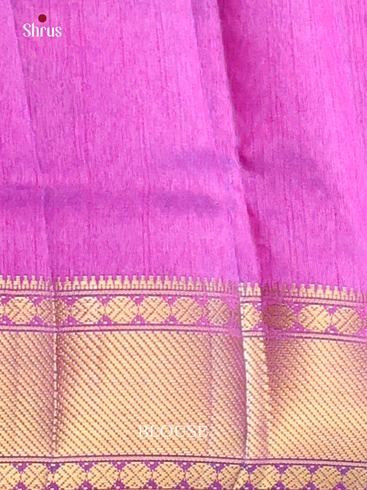 Blue with Purple - DDS16072 - Semi Patola Saree - Shop on Shrus.com