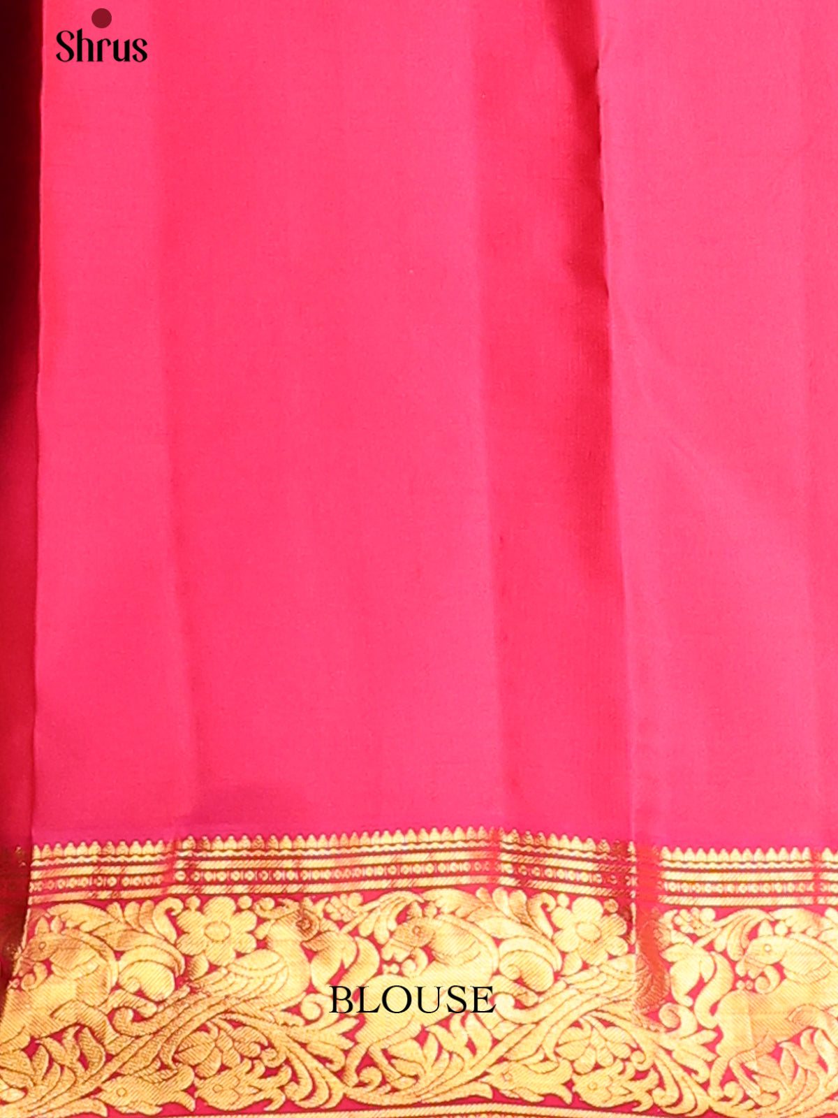 Beautiful Blue Kanchipuram silk Saree with zari stripes & brocade pallu-3