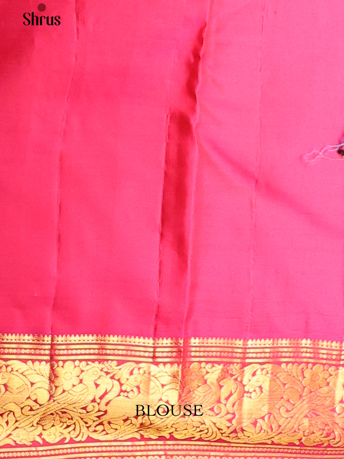 Stunning Teal Kanchipuram Silk Saree with Zari Woven Pink Border & Pallu-3