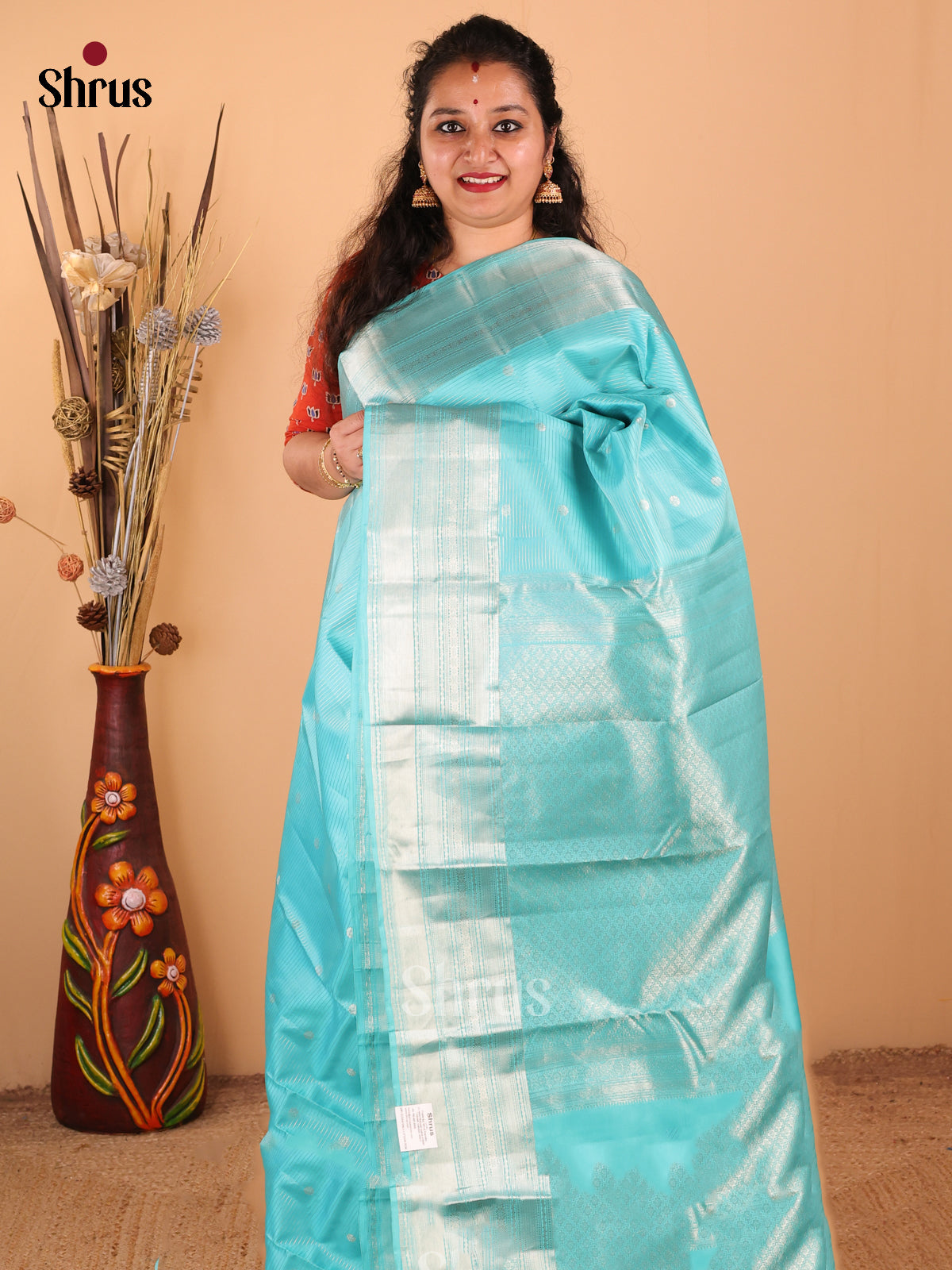 DDS17019 - Kanchipuram silk Saree - Shop on Shrus.com