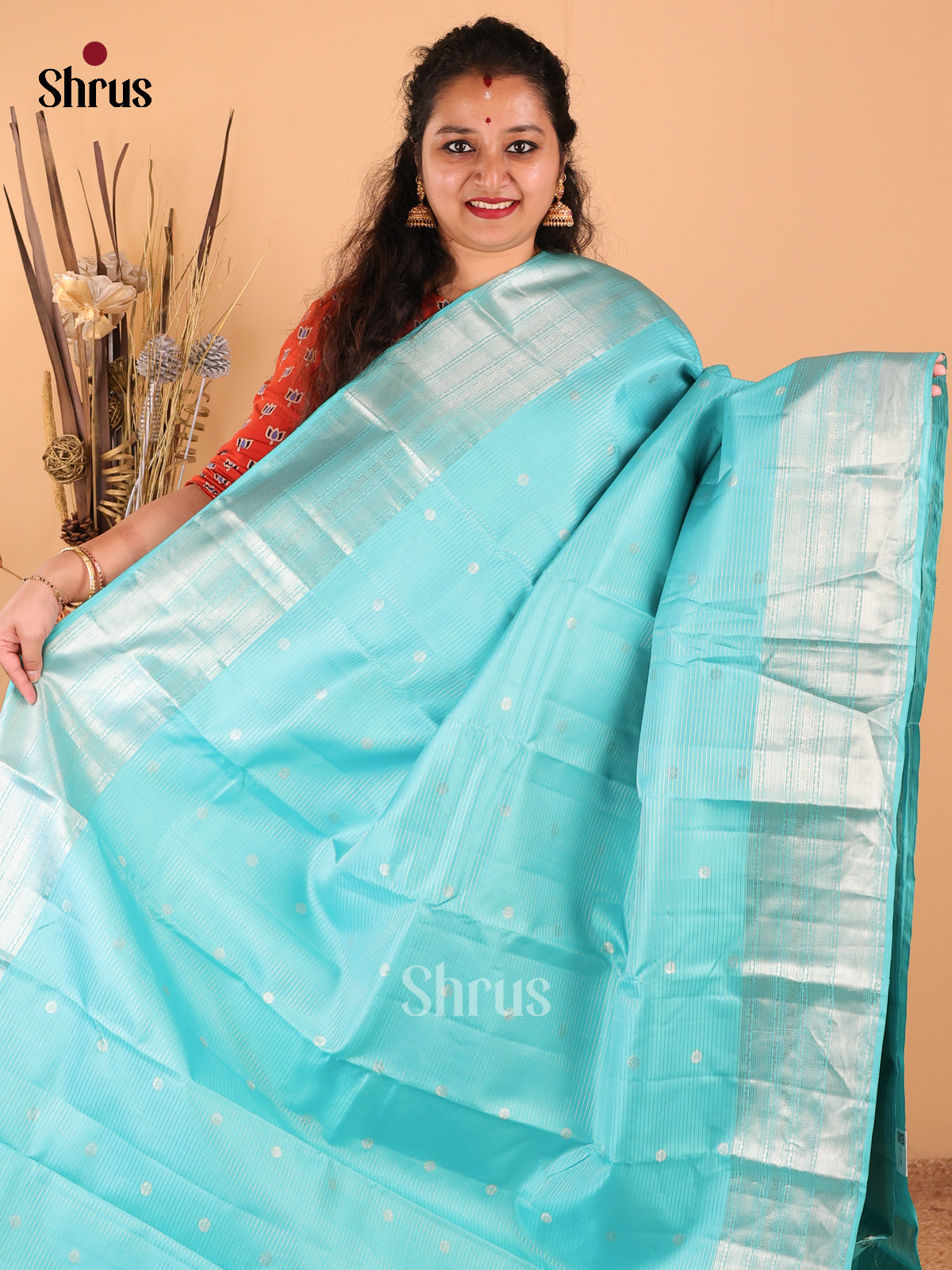 DDS17019 - Kanchipuram silk Saree - Shop on Shrus.com