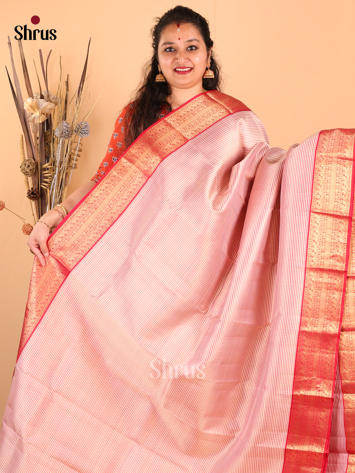 DDS17038 - Kanchipuram silk Saree - Shop on Shrus.com