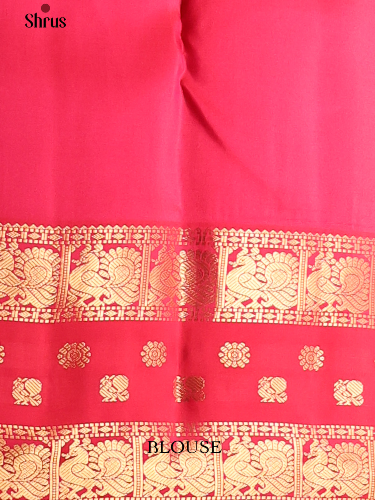 Pretty Mustard Green Kanchipuram silk Saree with zari floral buttas & Rettaipet zari border - Shop on Shrus.com