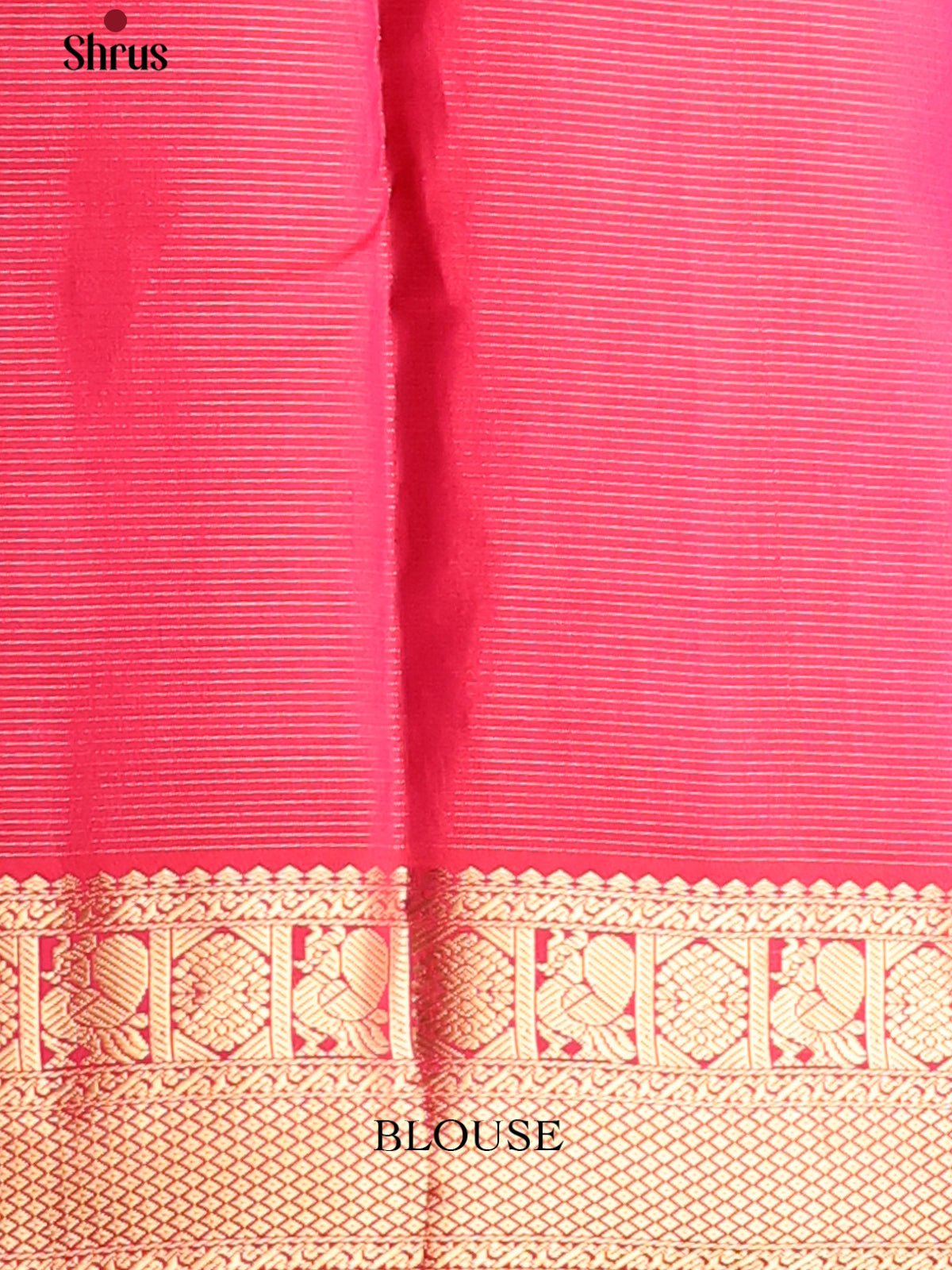 Vibrant Yellow Kanchipuram silk Saree with zari buttas ,stripes pattern - Shop on Shrus.com