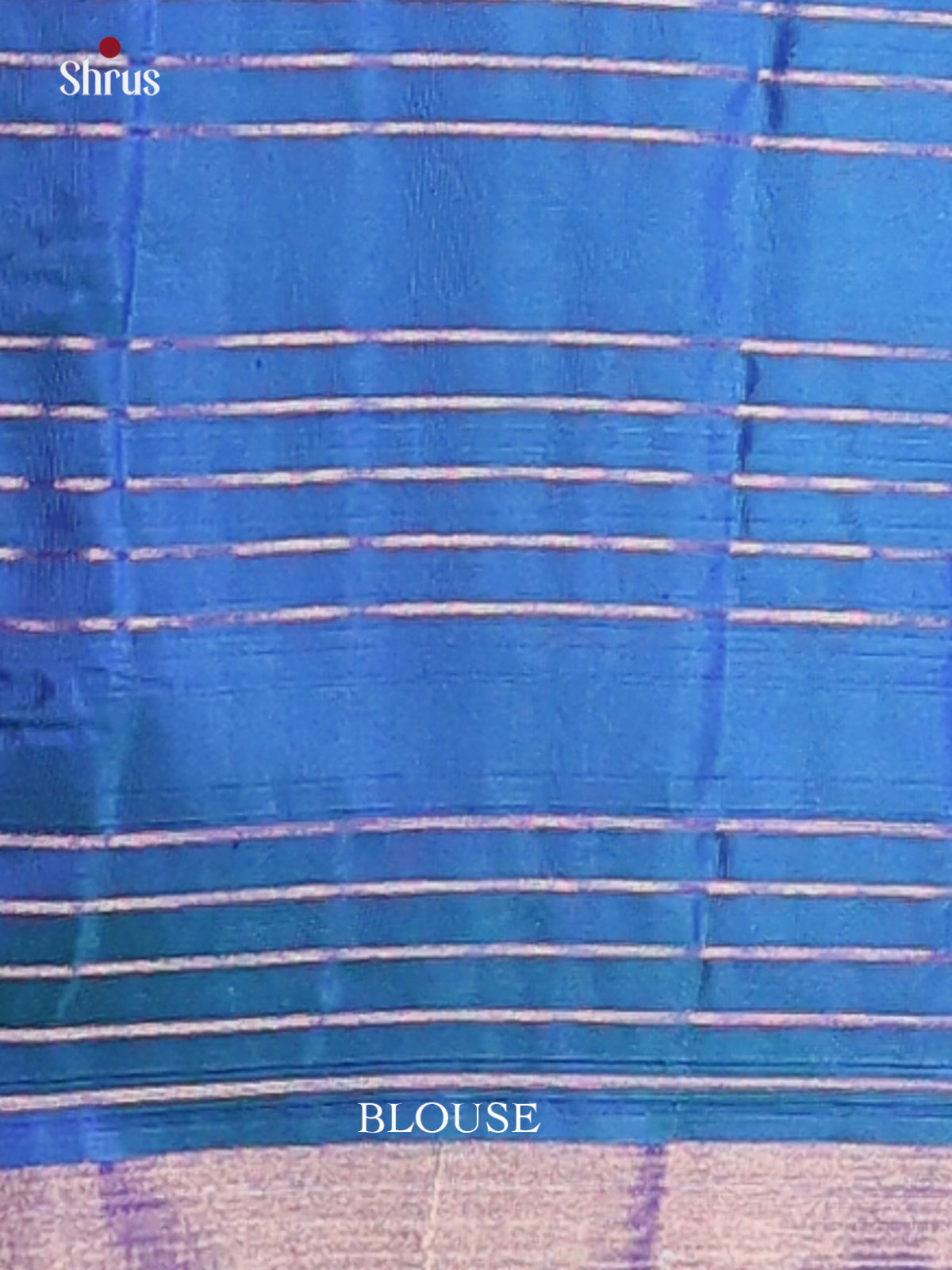 Celestial Blue Soft Silk Saree with Zari Checks And Floral Brocade Pallu-2