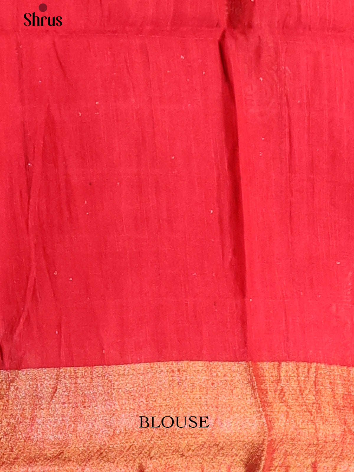 Black With Red - Printed Tussar Saree - Shop on Shrus.com