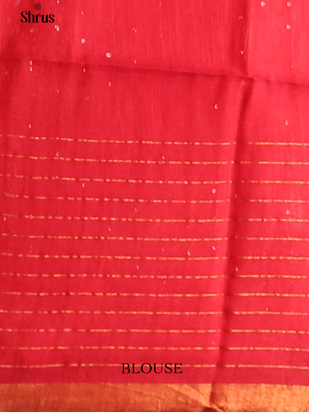Cream with Red - Printed Tussar Saree - Shop on Shrus.com